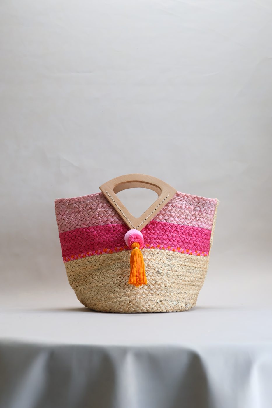 Roseband Ring-Handle Tote by Indi Roots