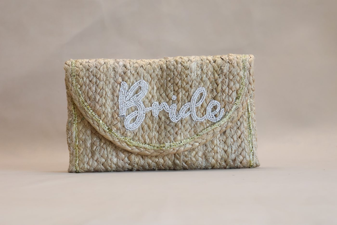 Smile Woven Clutch by Indi Roots