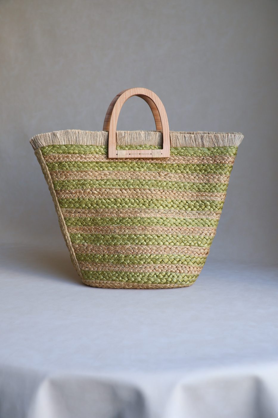 Linear Basket Tote by Indi Roots