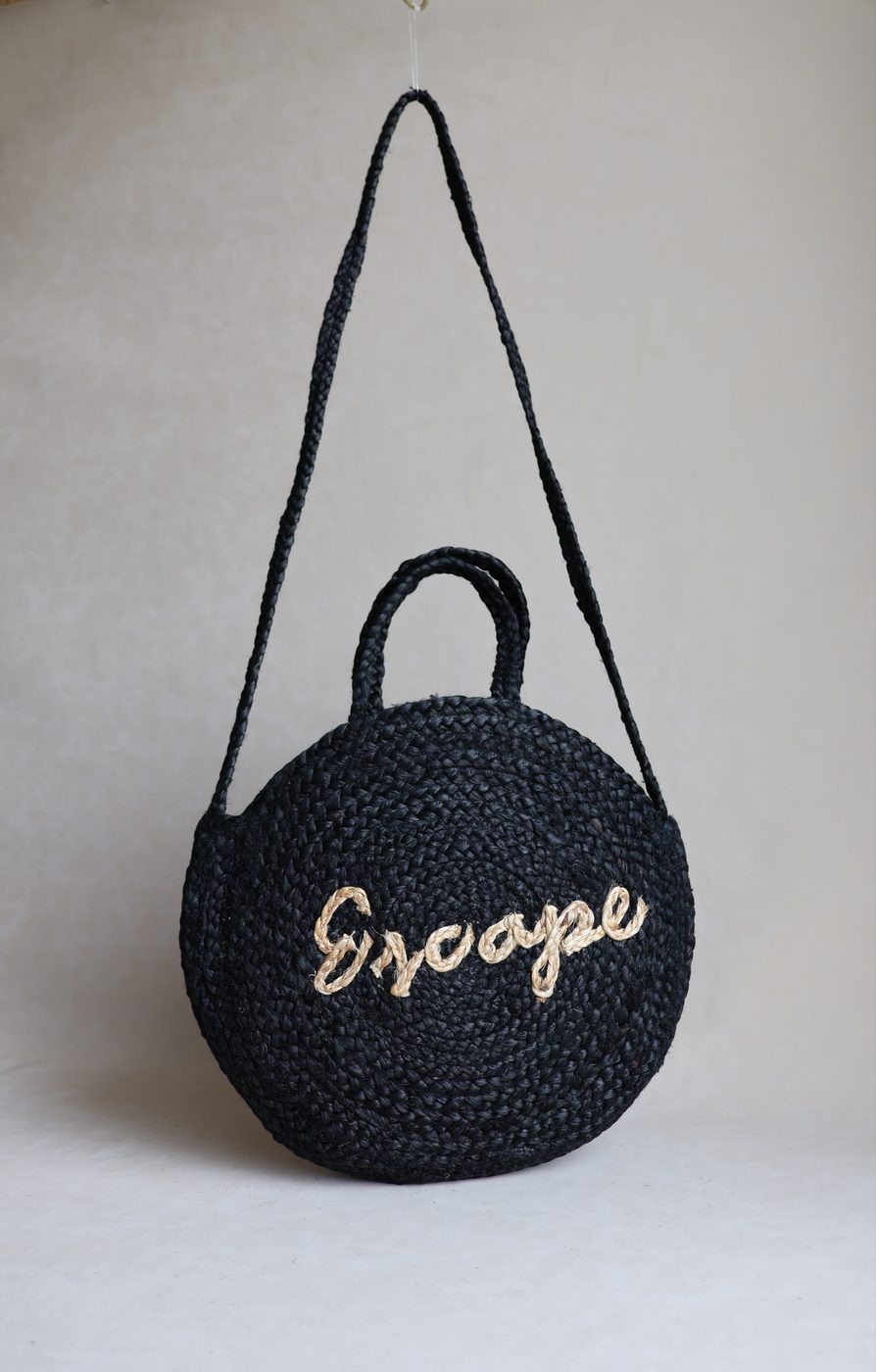 Escape Round Crossbody Tote by Indi Roots