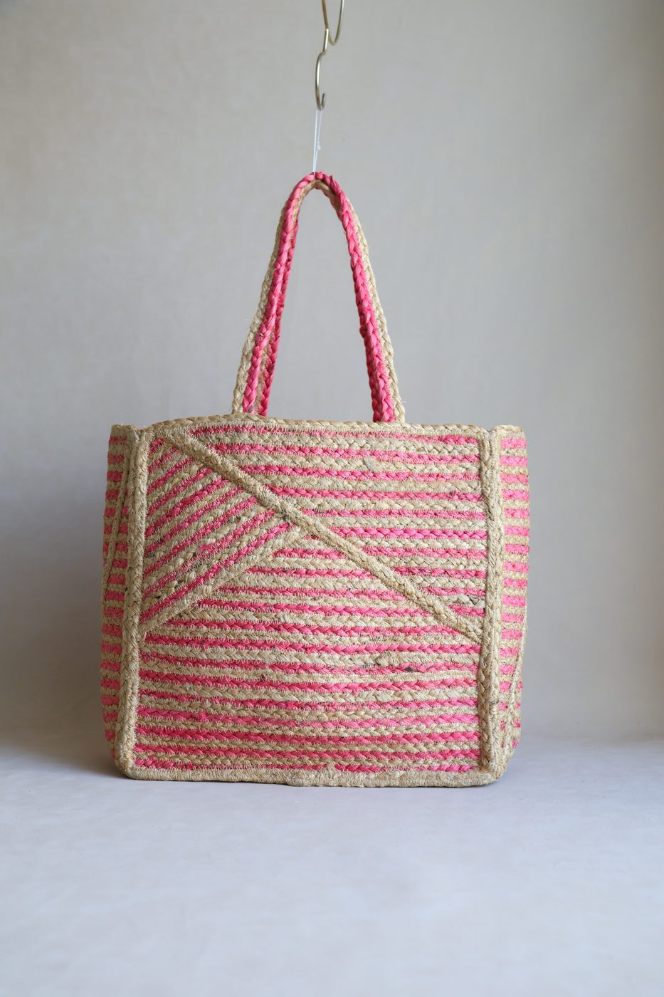 Colourstripe Structured Tote by Indi Roots