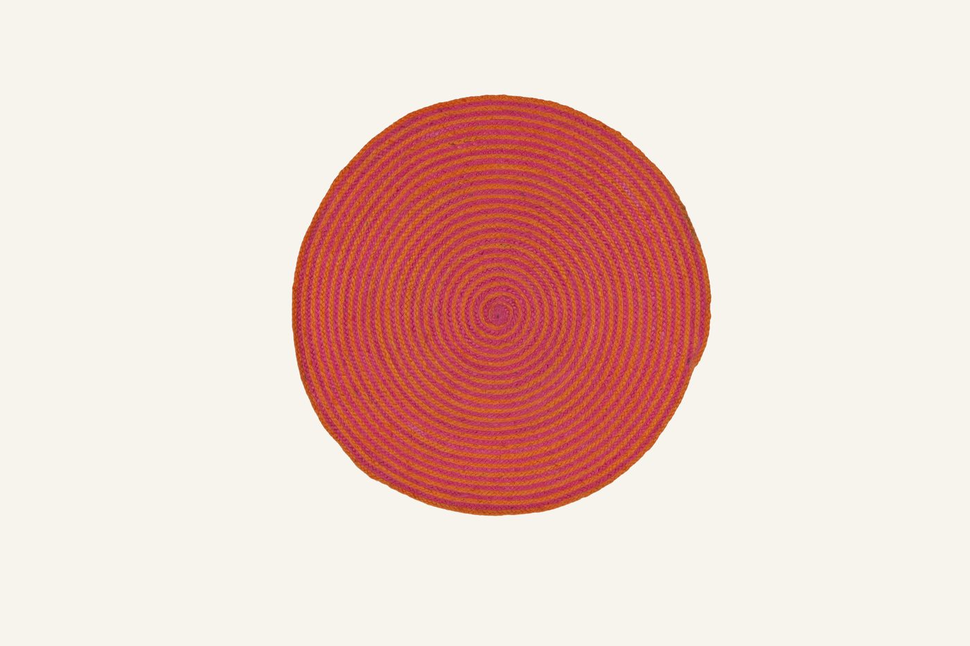 Vermilion Coil Rug by Indi Roots