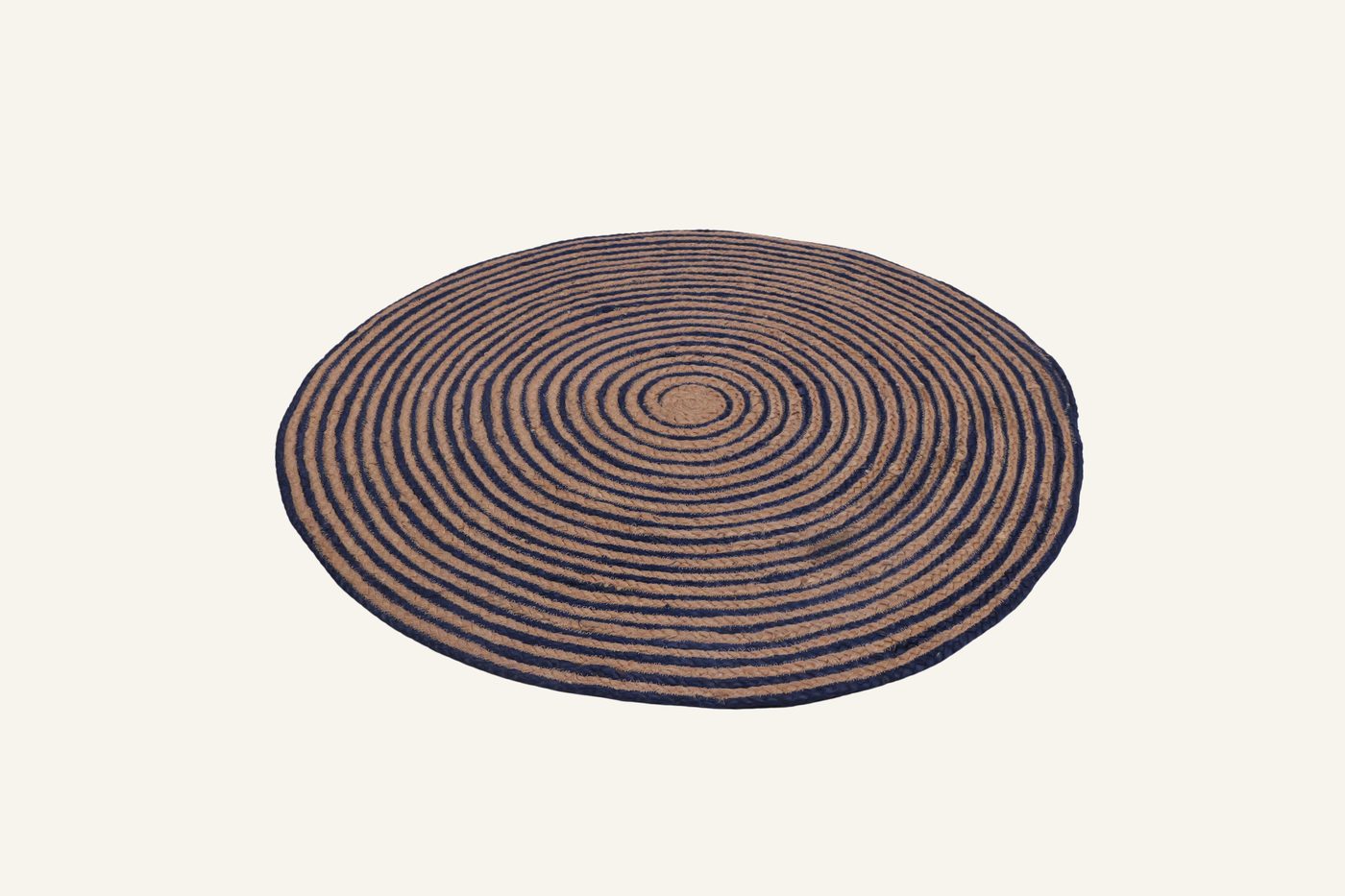 Ink Spiral Rug by Indi Roots