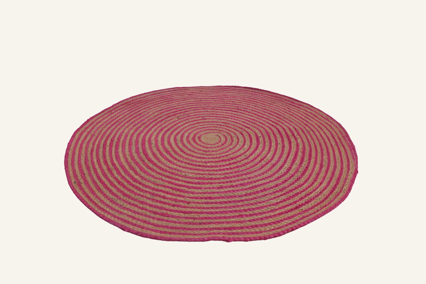 Fuchsia Spiral Rug by Indi Roots