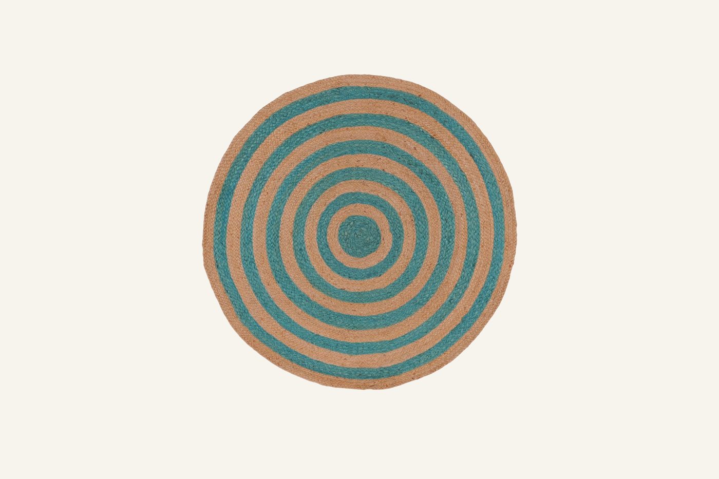 Turquoise Ripple Rug by Indi Roots