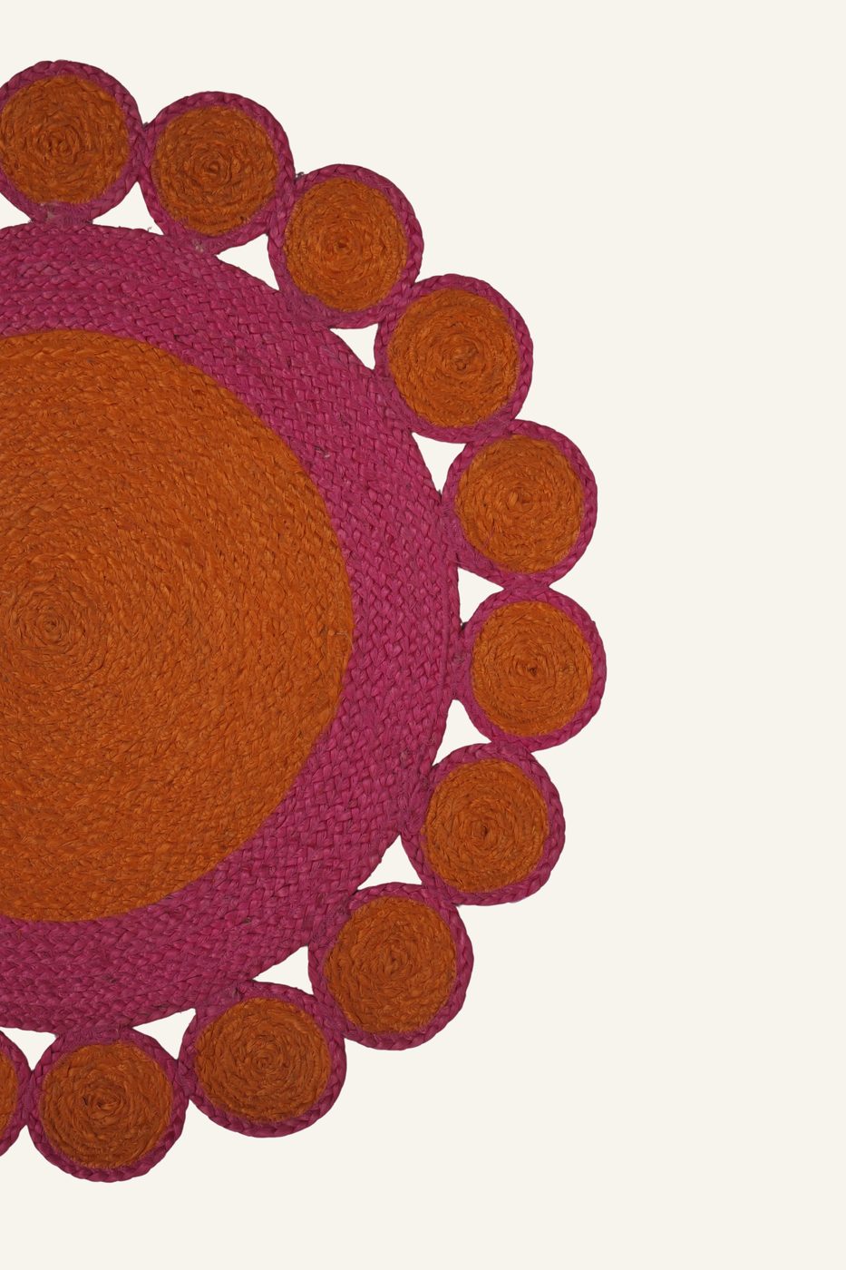 Pom-Pom Sun Rug by Indi Roots