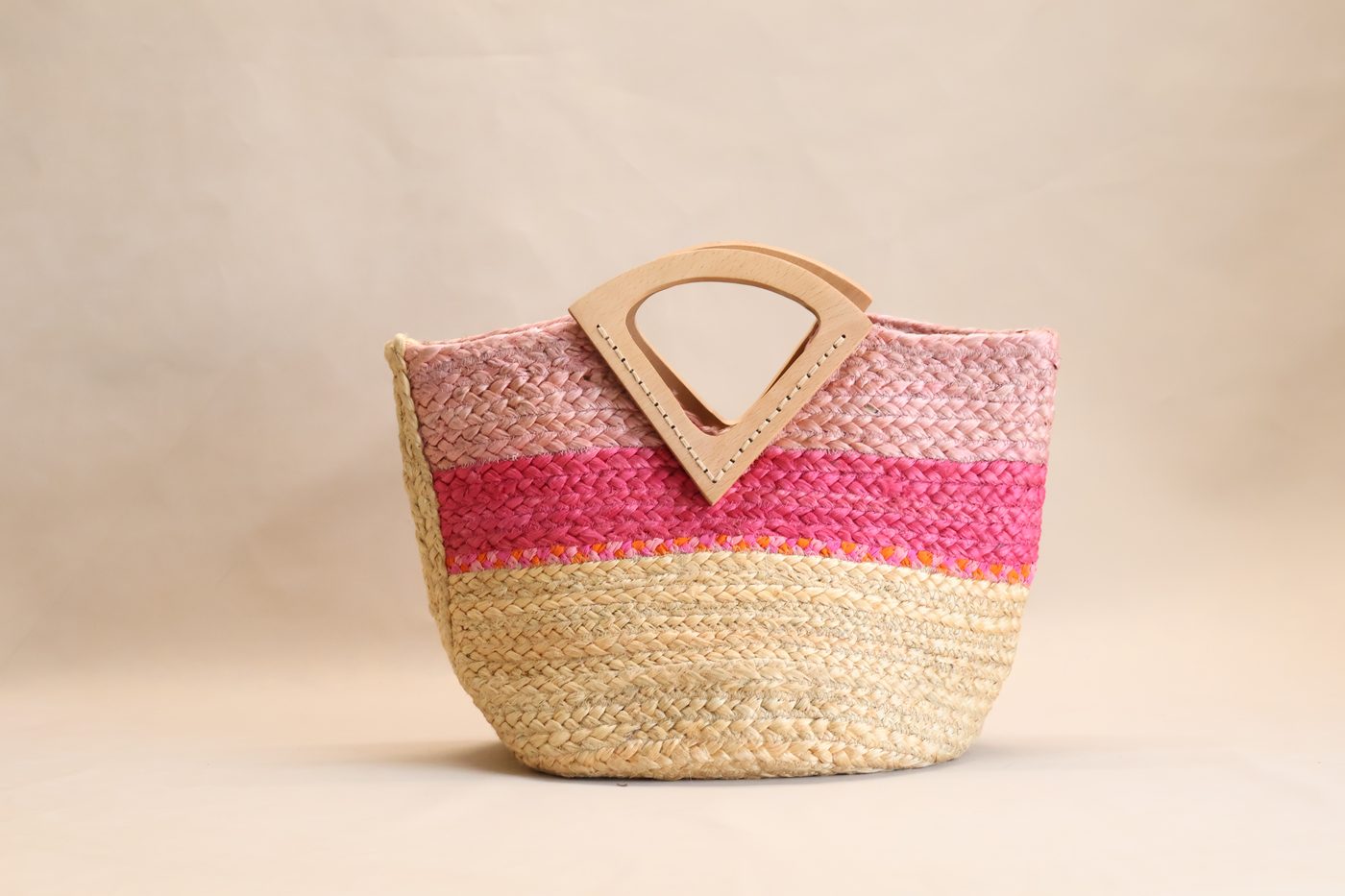 Gilded Ring-Handle Tote by Indi Roots