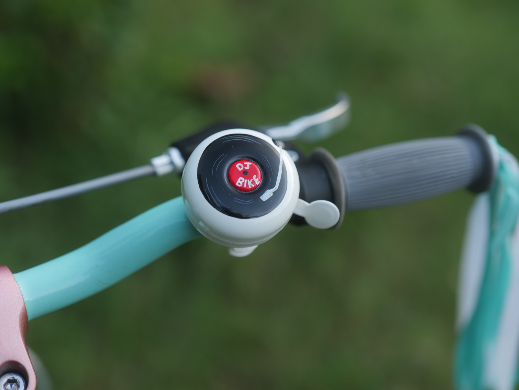 Red Button Bicycle Bell by Tiny Treasures
