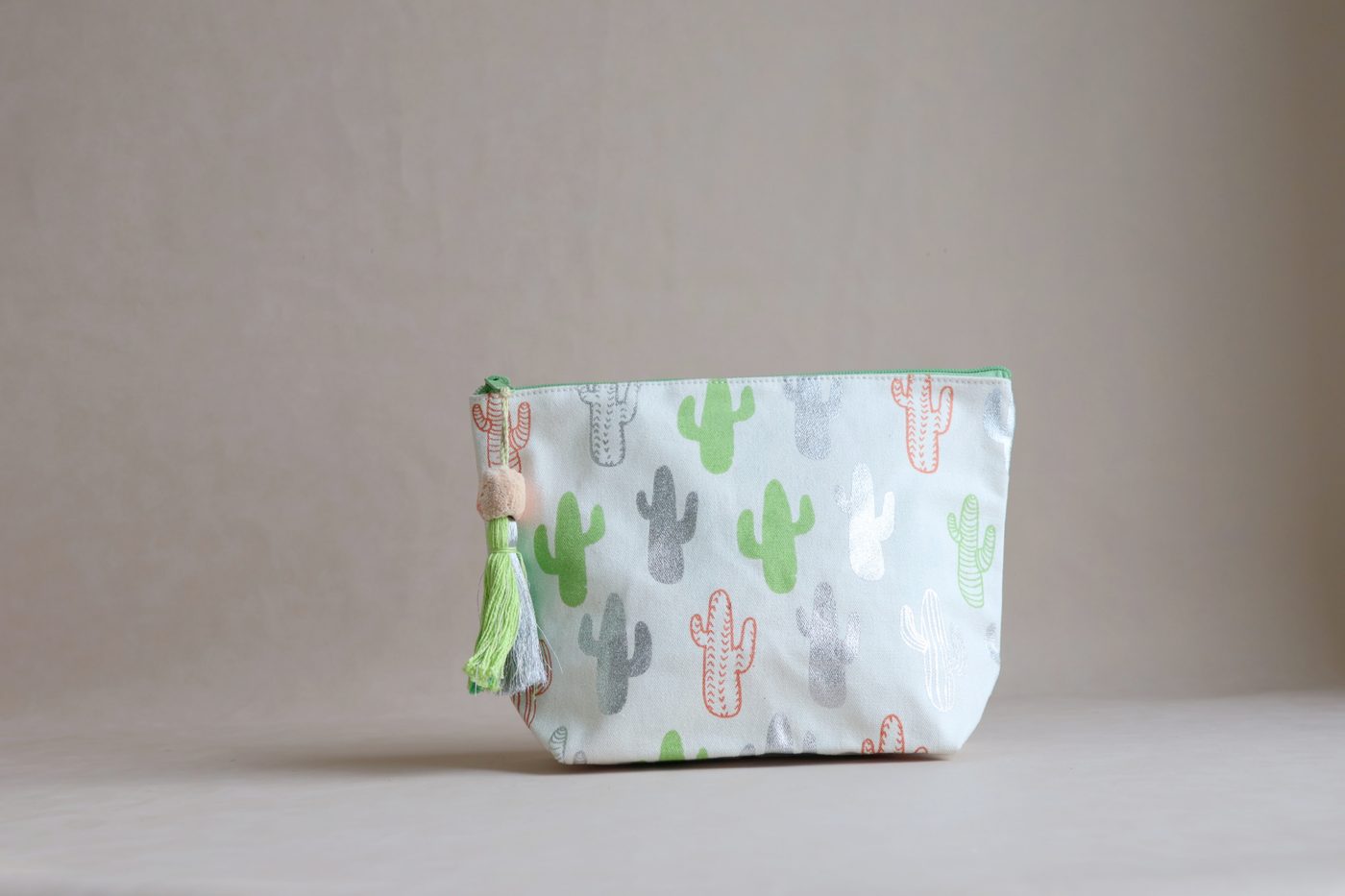 Cactus Charm Travel Pouch by Uniqa
