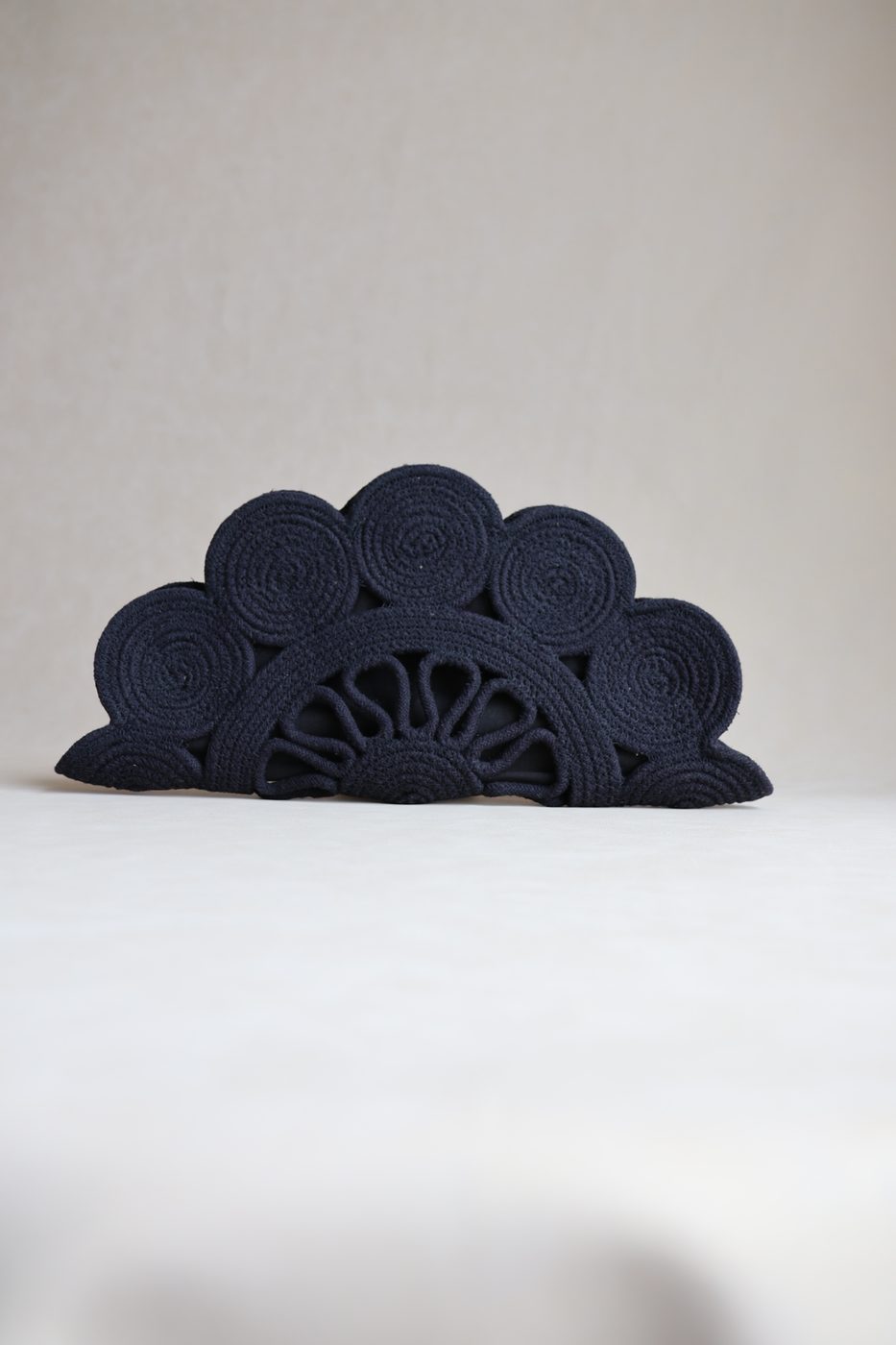 Pleated Fan Clutch by Uniqa