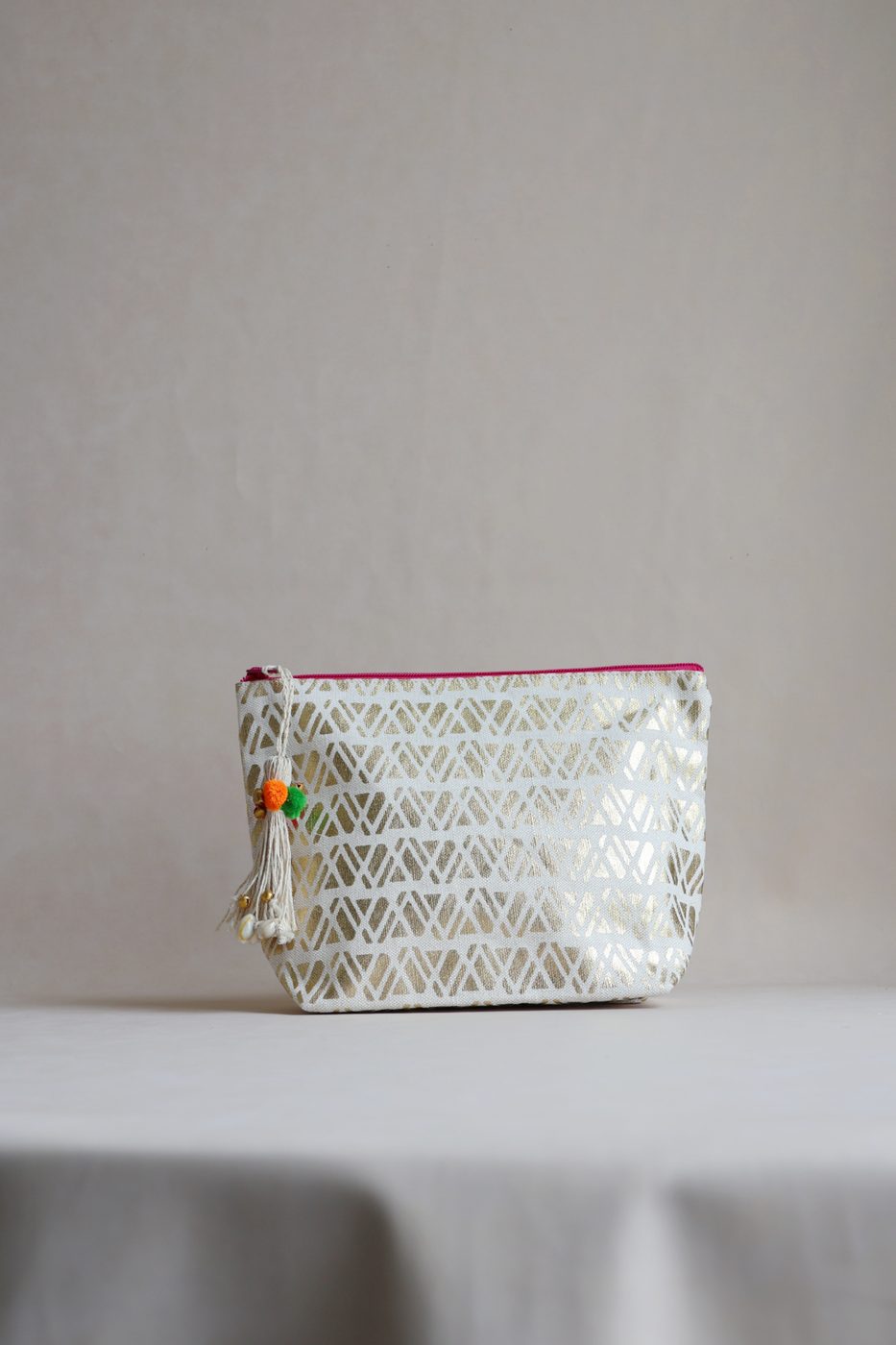 Silver Lattice Travel Pouch by Uniqa