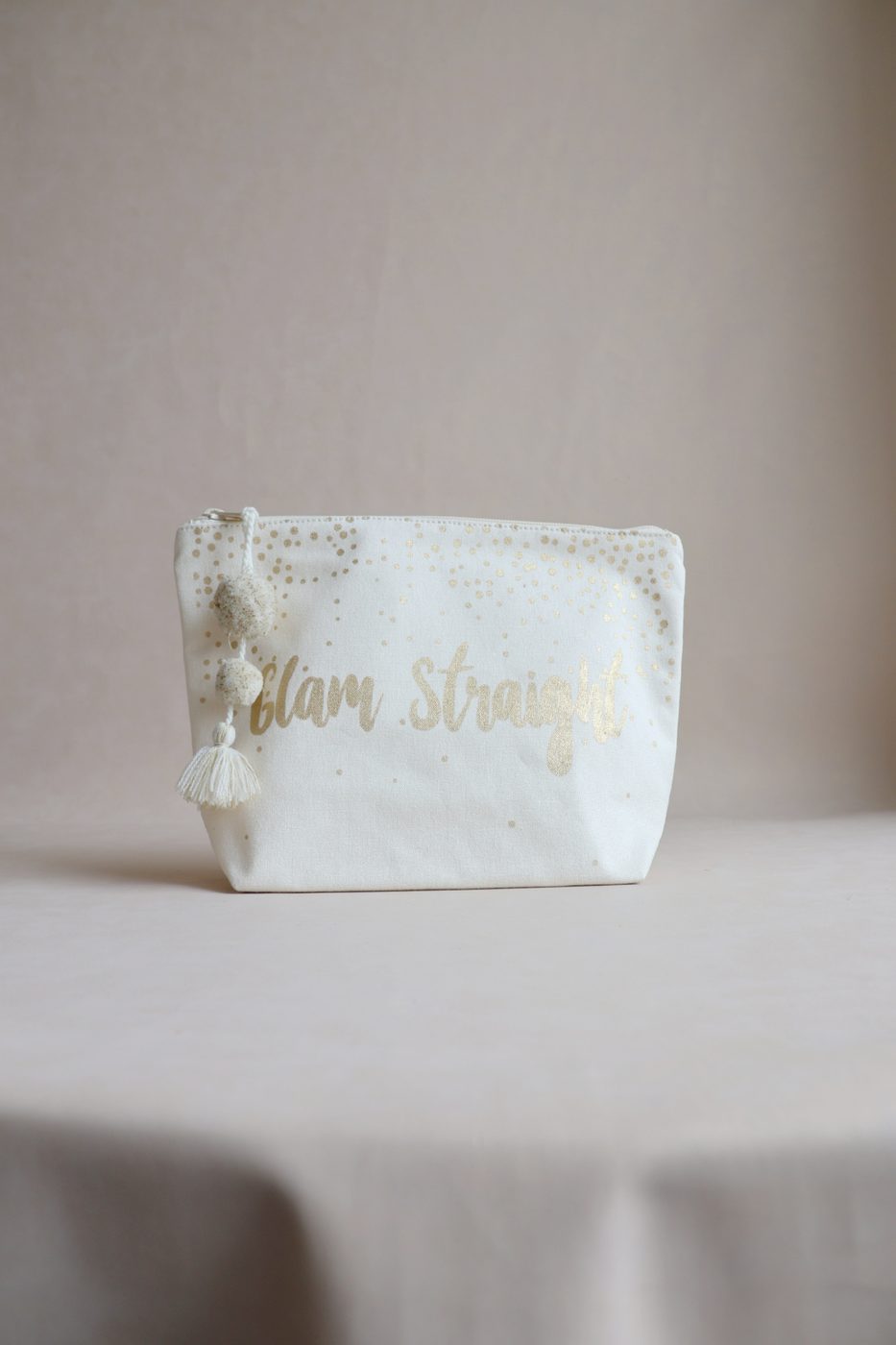 Cloud White Zip Pouch by Uniqa
